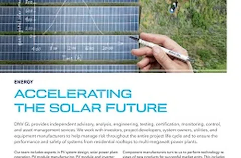 Accelerating the solar future
