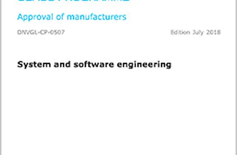 Approval of manufacturers | System & software engineering CP-0507