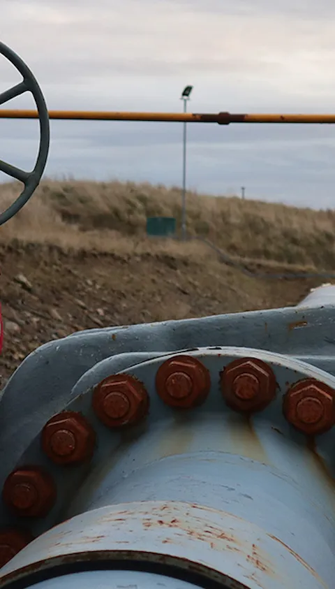 Hydrogen pipes at DNV's Spadeadam Research and Testing facility in the UK
