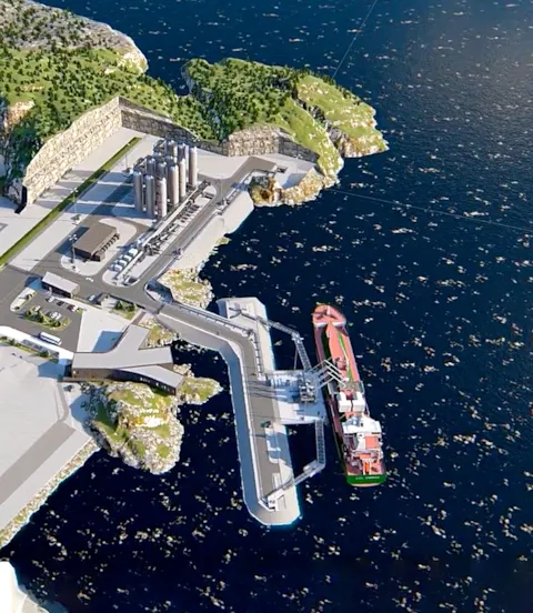 Transfering CO2 to onshore facility - DNV GL