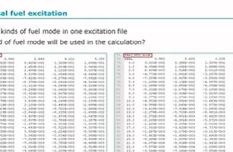 How to use the dual fuel engine’s excitation file in Nauticus Torsional Vibration