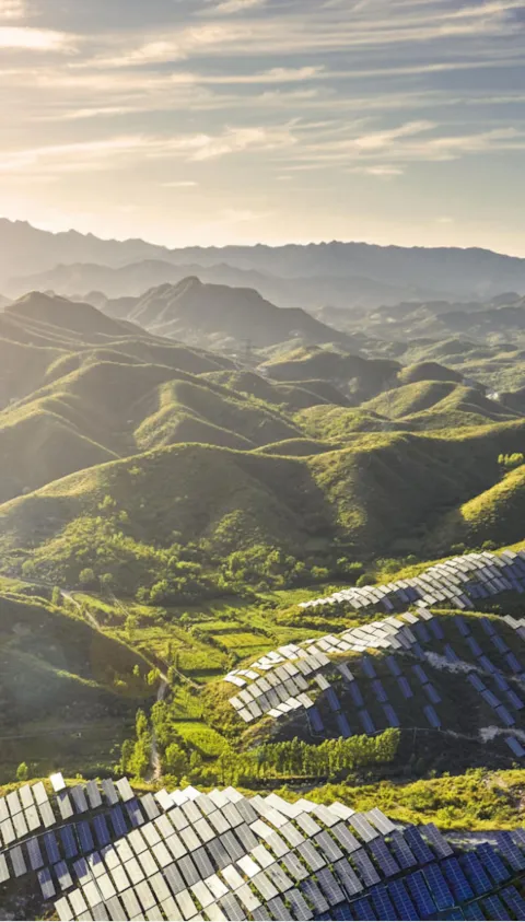 solar panelled landscaper
