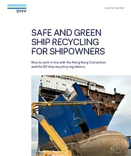 Safe and green ship recycling for shipowners