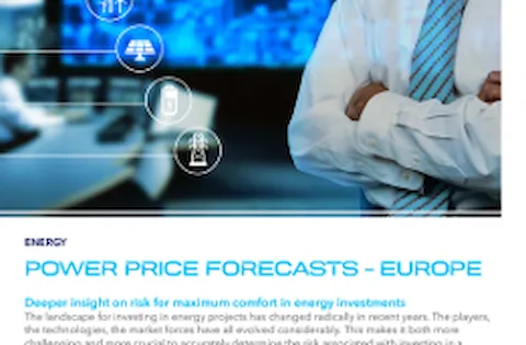 Power price forecasts for Europe