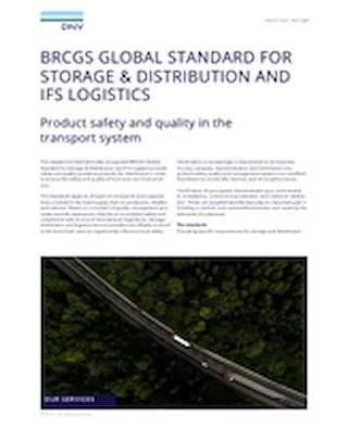 BRCGlobalStorage Flyer DNV