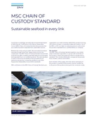 MSC Chain of Custody Flyer DNV