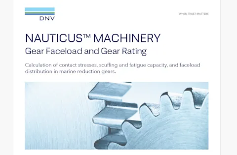Nauticus Machinery - Gear Faceload and Gear Rating